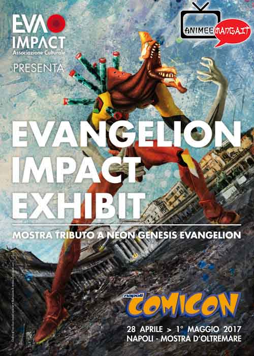 Evangelion Impact Exhibit al Napoli COMICON 2017