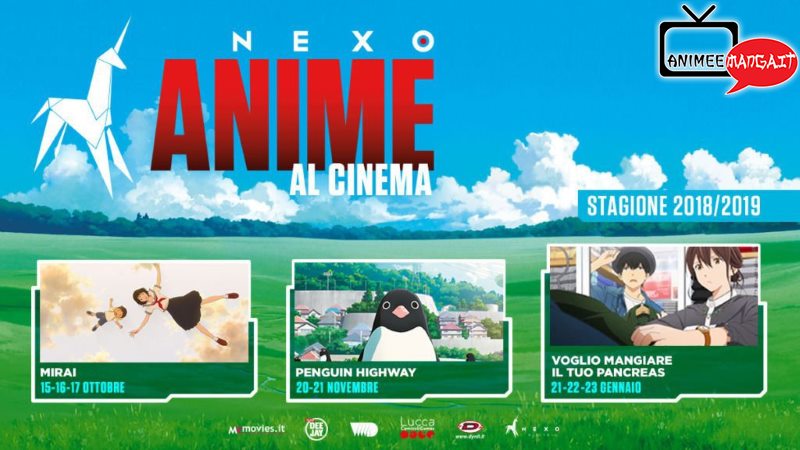 La stagione 2018/2019 di Anime al Cinema!