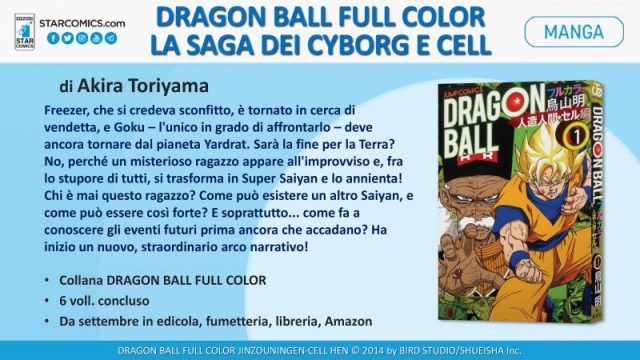 Dragon Ball Full Color - La Saga dei Cyborg - Annuncio Napoli Comicon 2019