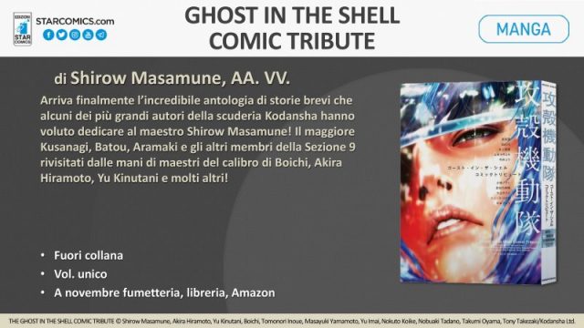 Ghost in The Shell - Comic Tribute - Annuncio Napoli Comicon 2019