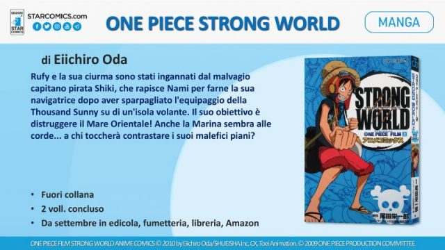 One Piece - Strong World - Annuncio Napoli Comicon 2019