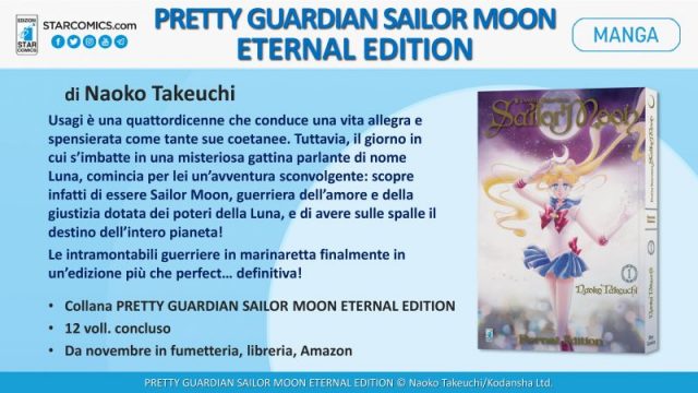 Pretty Guardian Sailor Moon - Eternal Edition - Annuncio Napoli Comicon 2019